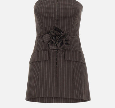 "Pinstripes Belted Long Top" 114696 3065 ROTATE BIRGER CHRISTENSEN 