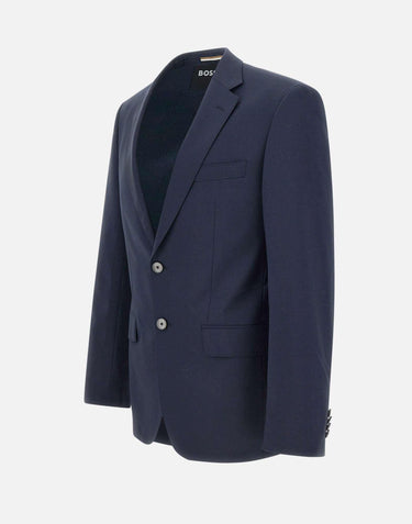 Blazer "H Huge" in lana<BR/> 50482734 405 BOSS 