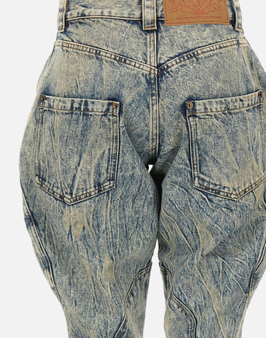 Jeans pinocchietto a palloncino VAQ11P008 BLUE VAQUERA 