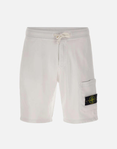 Bermuda in felpa di cotone biologico 6200011S0051 V0001 STONE ISLAND 