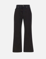 "Double waisted trousers" 7N839E22 U7BLK 7 FOR ALL MANKIND 