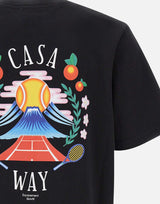 "Casa way mountain printed t-shirt" MPF25JTS001 09 CASABLANCA 