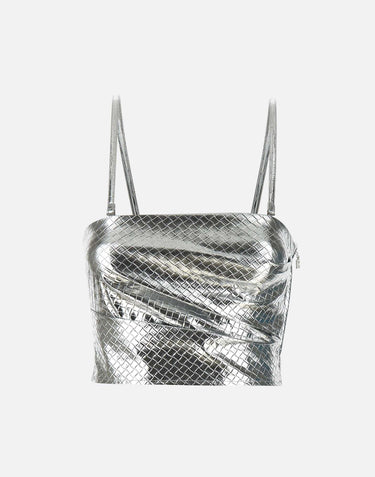 "Draped Braided Top" 113347 2293 ROTATE BIRGER CHRISTENSEN 