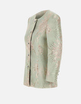 Giacca sartoriale jacquard WT002 LTGREEN JACQUES WEI 