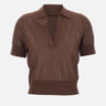 Polo con micro paillettes 390026 833 KANGRA 