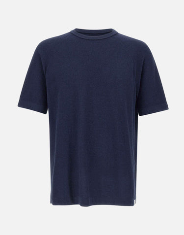 T-shirt "Flak" in tricot cotone e nylon effetto spugna PEU5519 99012254209 PEUTEREY 