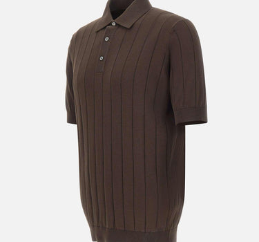 Polo in crepe di cotone PL1MC CR14C190 FILIPPO DE LAURENTIIS 