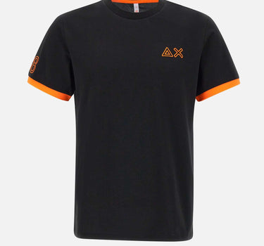 T-shirt  Piquet logo fluo T35125 11 SUN68 