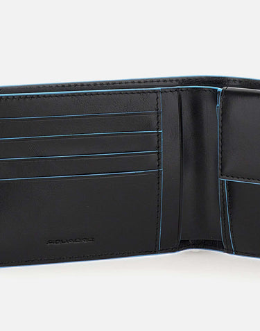 Portafogli "Blue Square" in pelle PU257B2R N PIQUADRO 