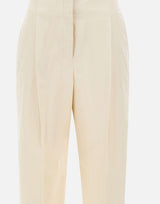 Pantaloni culotte in cotone elasticizzato 50551913 131 BOSS 