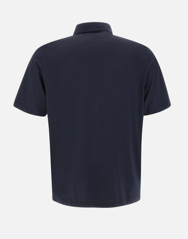 Polo in cotone DK87912 BLU DIKTAT 