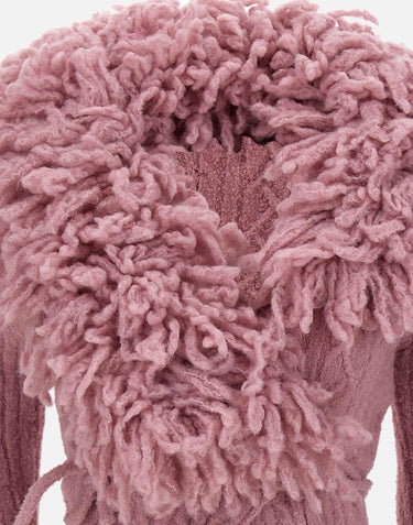 Cardigan lana e cashmere 251WCD00006 KWW004AA026 THE ATTICO 