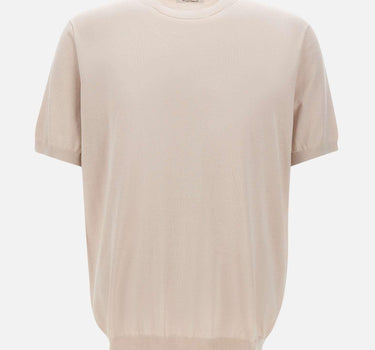 Maglia a maniche corte in misto seta e cotone 300421 060 KANGRA 
