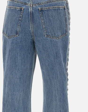 "Laced Straight Leg Jeans" 114595 3054 ROTATE BIRGER CHRISTENSEN 