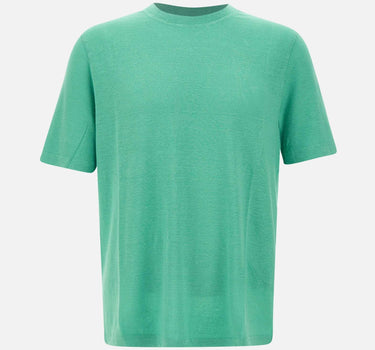 T-shirt in lino"Jerlin" TSMC JERLINU650 FILIPPO DE LAURENTIIS 