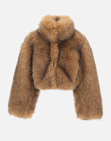 "Faux fur crop  jkt" 114686 1753 ROTATE BIRGER CHRISTENSEN 