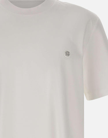 T-shirt con monogramma Double B 50555844 100 BOSS 