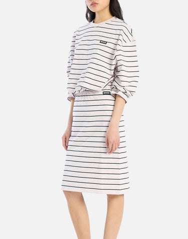 Gonna midi in jersey a righe 115474 1810 ROTATE BIRGER CHRISTENSEN 