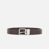 Cintura in pelle reversibile CNK00963 GRNNAESPRESSOANTIQUERUBY GIANNI CHIARINI 