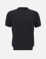 Maglia in cotone a maniche corte DK17036 NERO DIKTAT 