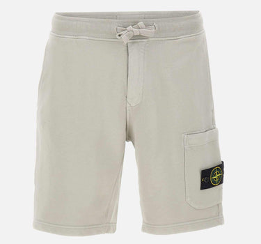 Bermuda in felpa di cotone biologico 6200011S0051 V0061 STONE ISLAND 