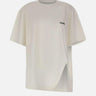 T-Shirt con spacco sagomato 260WCT00350 JJJ025AA001 THE ATTICO 