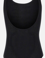 Body in maglia con logo stampato BK81Q61E2 110 ELISABETTA FRANCHI 