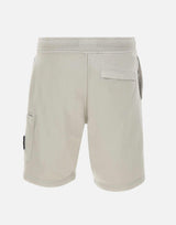 Bermuda in felpa di cotone biologico 6200011S0051 V0061 STONE ISLAND 