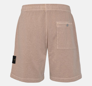 Shorts in felpa malfilé effetto "old" 6200014S0060 V019A STONE ISLAND 