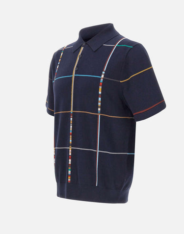 Polo in cotone lavorato a maglia M1R783ZV03025 49 PAUL SMITH 