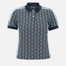 Polo in maglia jacquard DF3364 525 LACOSTE 