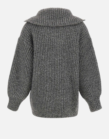 Giacca in maglia di lana CF5402MA65N U9780 LIU-JO 