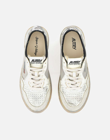 Sneakers Super Vintage in pelle e mesh AVLW ME01 AUTRY 