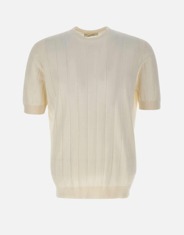 T-shirt in crepe di cotone GC1MC CR14C020 FILIPPO DE LAURENTIIS 