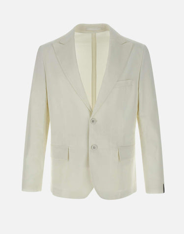 Blazer in cotone e lyocell L031 51271102 PAOLO PECORA 