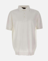 Polo in cotone crêpe PL1MCPAR CR14R001 FILIPPO DE LAURENTIIS 