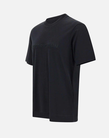 T-shirt in cotone e lyocell EM001070 AF13747UC001 EMPORIO ARMANI 