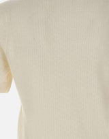 Maglia in misto lino e cotone 57169 18668001 GRAN SASSO 