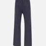 Pantaloni in lana con orli sfrangiati SH0KA0075 M35466524M MM6 MAISON MARGIELA 
