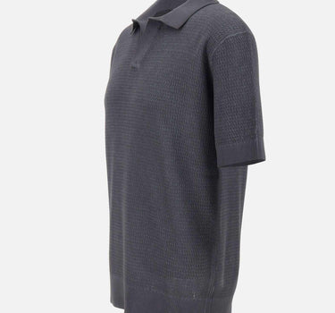 Polo traforata in cotone vintage 301223 033 KANGRA 