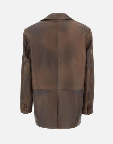 Blazer oversize in pelle 116031 2037 ROTATE BIRGER CHRISTENSEN 