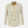 Blazer in lana e lino 3331A 04P SANTANIELLO 