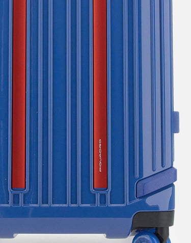 Trolley rigido a 4 ruote BV5213POP BLU PIQUADRO 