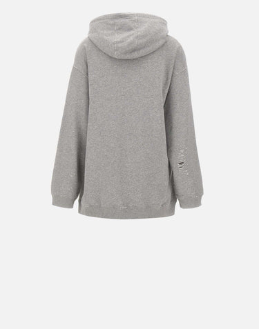 Felpa con cappuccio e guanti S52DA0083 M25025853M MM6 MAISON MARGIELA 