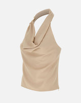 Blusa con collo sciallato SP1TZ009 1096 KAOS 