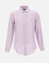 Camicia in lino a righe 710B15594 003 POLO RALPH LAUREN 