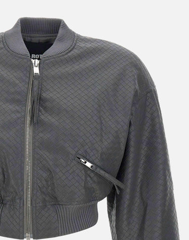 "Cropped braided jacket" 113191 1205 ROTATE BIRGER CHRISTENSEN 