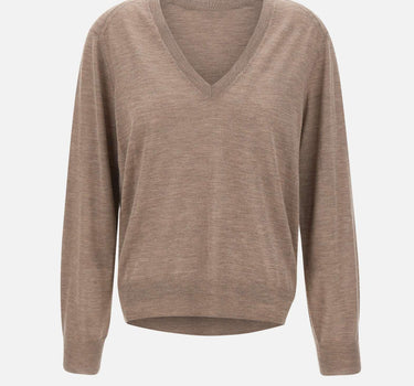 Maglia "Julio" in cashmere JULIO TAUPE LOULOU DE SAISON 