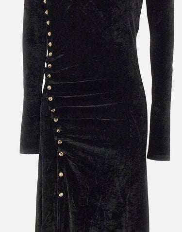 Abito lungo con arricciatura 25PJR0887VI0338 P001 RABANNE 