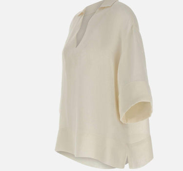 Camicia oversize in lino M80CAMM05 TES0M07800 ELEVENTY 